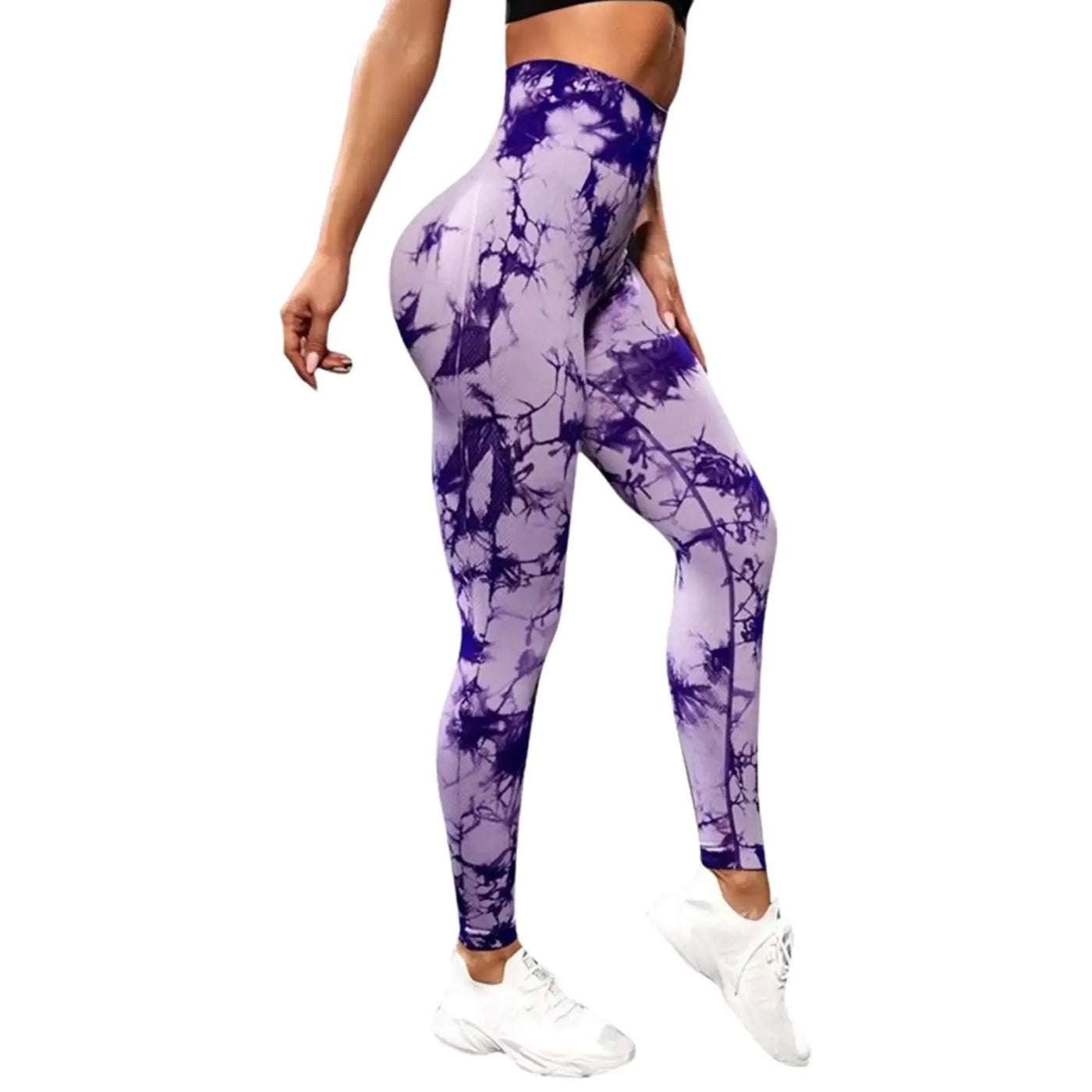 Seamless Tie Dye Leggings Women
