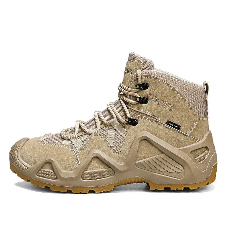 Climbing Hiking Shoes Ankle Men Outdoor Boots Men Tactical Boots Army Boots Mens Military Desert Waterproof Work Safety Shoes