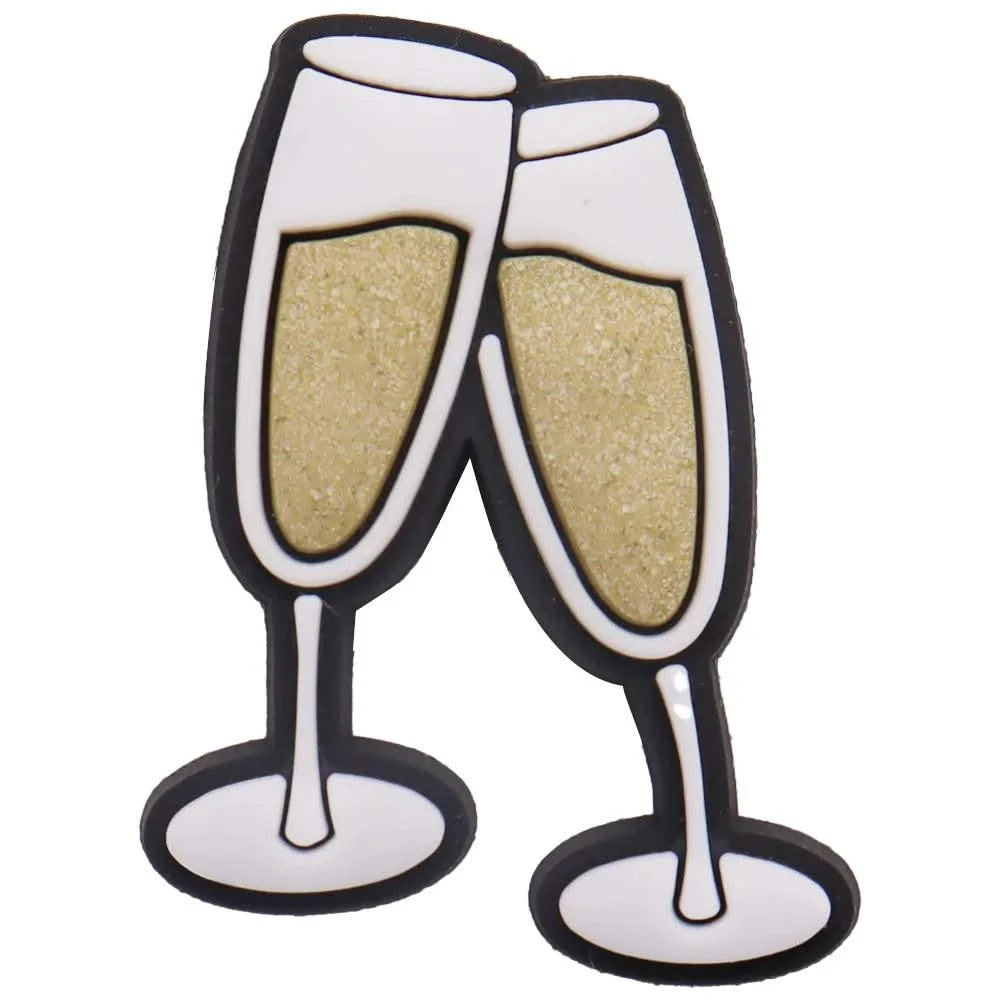 1PCS Lightning Alien Rings Stars Shiny PVC Shoe Charms Accessories Sandal Buckle Ornament DIY Wristbands Kid Gift