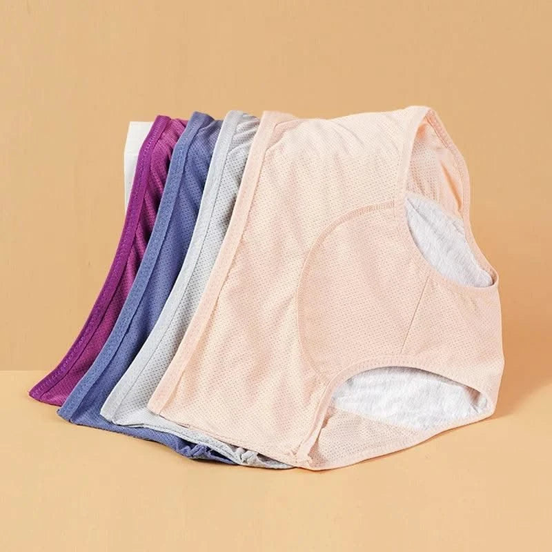 Leak Proof Menstrual Panties Women Period Underwear Sexy Pants Incontinence Underwear Briefs Plus Size Femme Underpants
