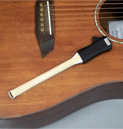 Guitar Bow A/B Double Sided Design Pull Strings& Plug Strings Imitate Violin Cello Sound Small Durable Bow Build in Guitar Picks