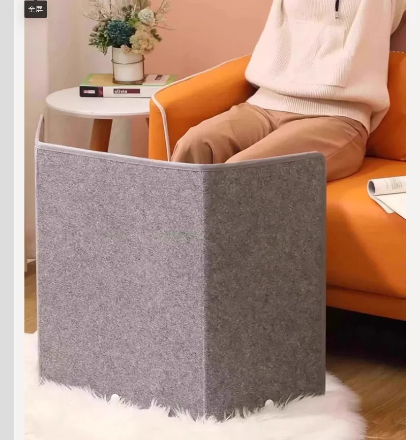 220V Electric Foot Warmer Under Desk Heating Pad for Winter Office Warm Feet BDW