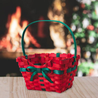 Christmas Gift Box Gift Gift Basketball Skin Candy Basketball Christmas Packaging Box Wrapping Basket Party Favor Red Basket