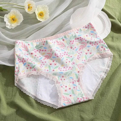 New Physiological Period Leak Proof Menstrual Panties Breathable Absorb a Small Amount Women Cotton Cute Lovely Underwear