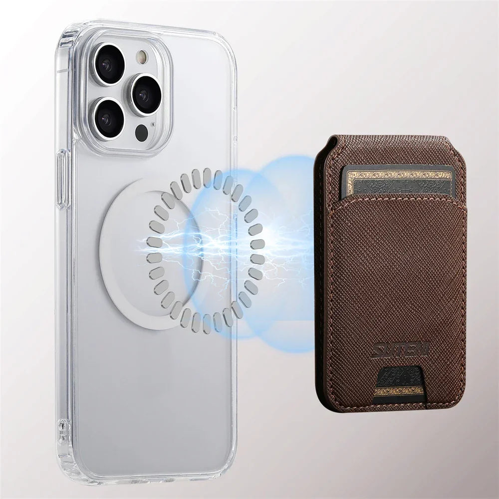 Wallet Phone Case For iPhone 17 17Air 12 13 14 15 Plus 16 Pro Max Card Holder Leather Magnetic Pocket For Magsafe Wallet Cover