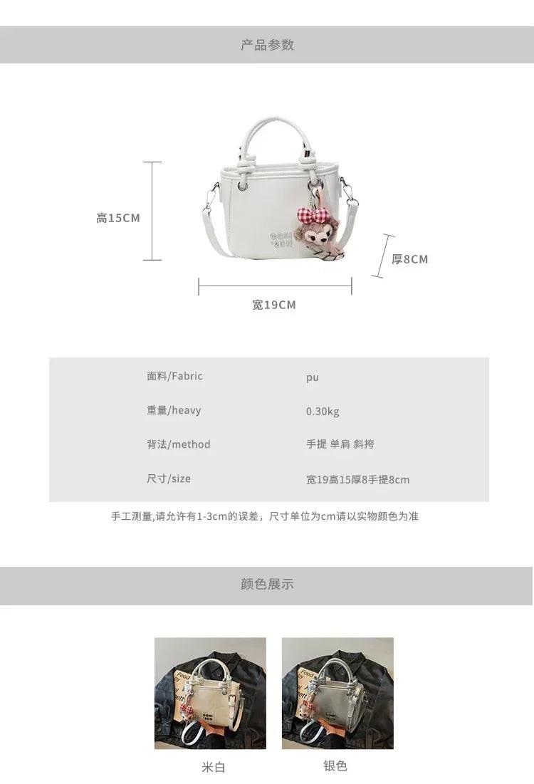 2025 unique women’s handbag designer shoulder purse minimalist bucket & square bag versatile crossbody for work