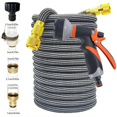 High Quality Flexible Expandable Garden Hose High Pressure Nozzle Long Rod Spray Cleaning Gun Car Washing Hose Garden Hose