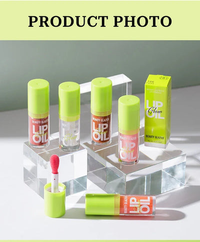 Beauty Glazed Rare Bright Lustrous Lip Essence Moisturizing Shine Shimmer Plumping Lip Tint  Care Oil Gloss for Lip Enhancement