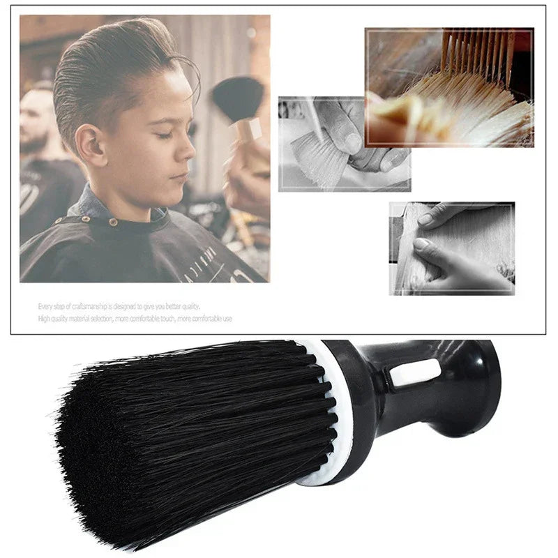 Professional Hairdressing Cleaning Brush Barber Haircutting Face Neck Sweeping Brushes Salon Hairdressing Clean Tools Supplies