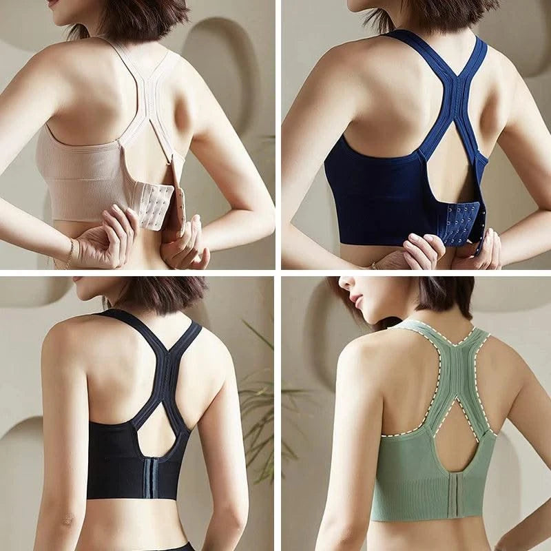 Women Top Wireless Bralette Push Up Seamless Cross Bra