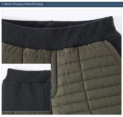 Winterfleece-lined Women's Tights Two-piece Illusionshorts Autumn/winter Thickened Cotton Wadded Trousers Warm Leggings