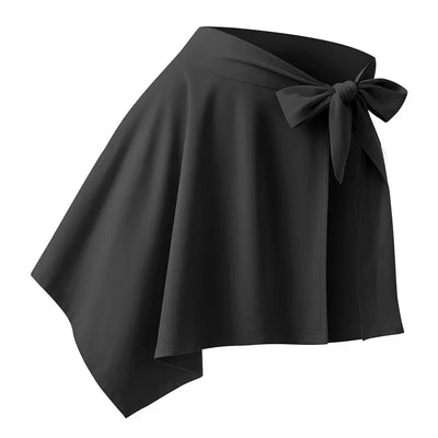 Women's Layered Skirt Wrap Dance Cover Up High Waist Anti-Peek Sports Leisure Cover Butt Skirt Premium Quality