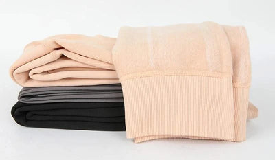 Women Thermal Underwear Pants Fleece Lined High Waisted Leggings Keep Warm Winter Pant Tummy Control Yoga Hiking Running Tights