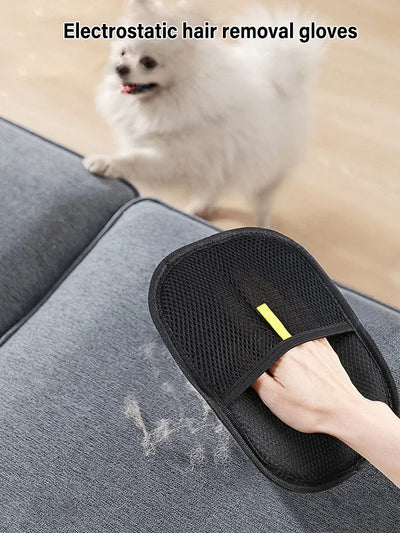 Pet Hair Cleaning And Collection Gloves Pet Double-sided Multi-functional Beauty Glove Tool Reduce The Pressure Of Pet Ownership