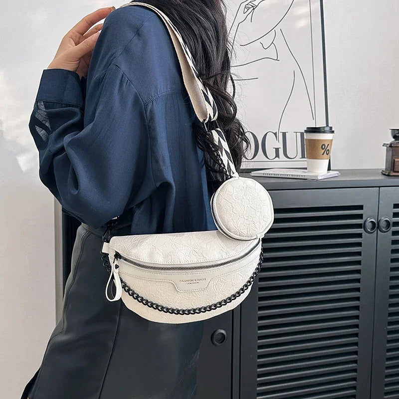 Designer Woman Chest Pack Retro Embroidery Belt Bag Coin Purse Luxury Lady Waist Bag Fashion Brand Shoulder Crossbody Chest Bags