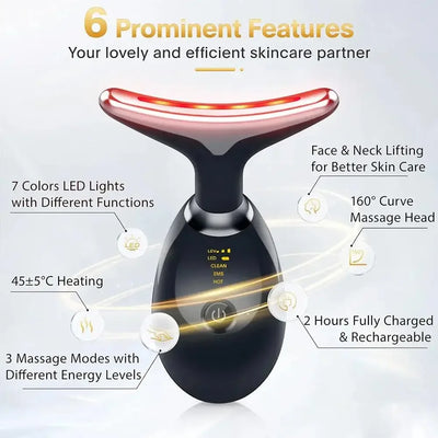 Anti Wrinkle Facial Massager Neck Face Beauty Device Skin Tighten Facial Lift Device Reduce Double Chin Skin Care Tool