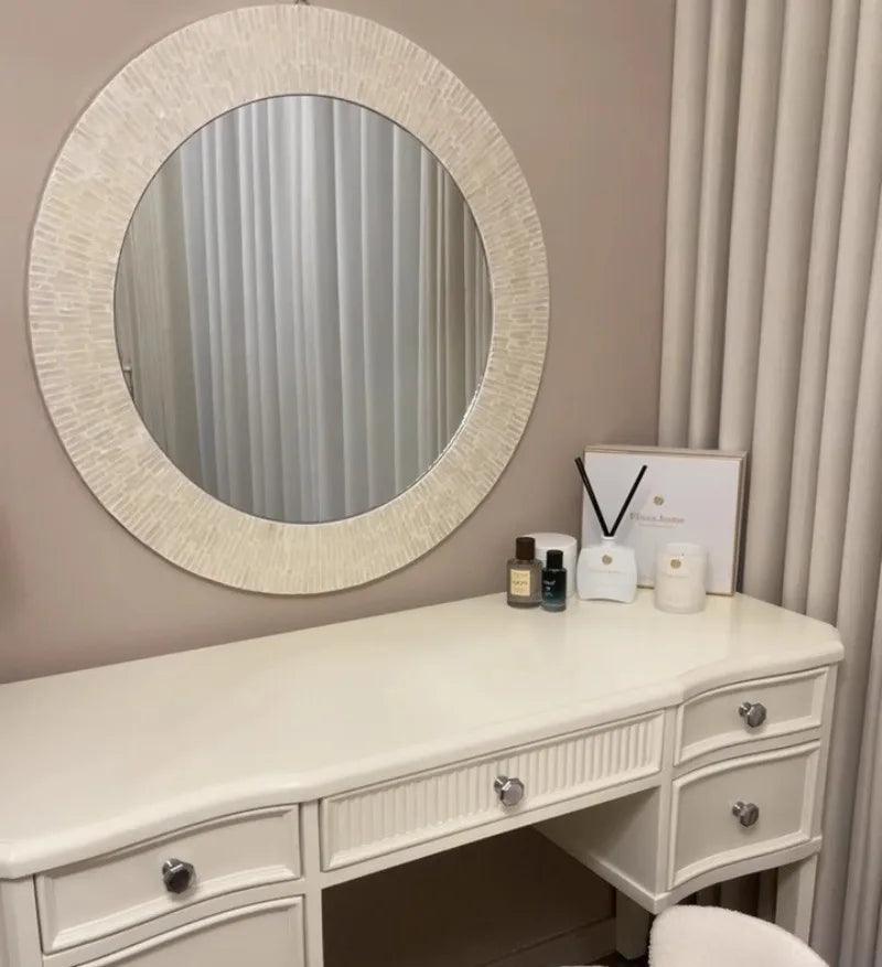 Wall hanging decorative mirrors living room glass bedroom bathroom aesthetics makeup mirror decor
