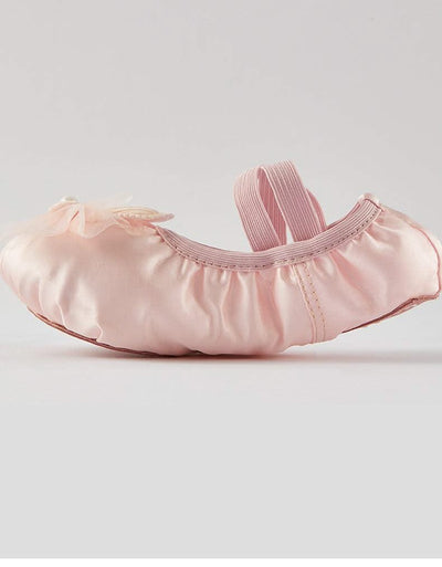 Children's Dance Shoes Soft-Soled Ballet Shoes For Girl Satin Cat Caws Free Lace-up Rabbit Stage Performance Dance Shoes New