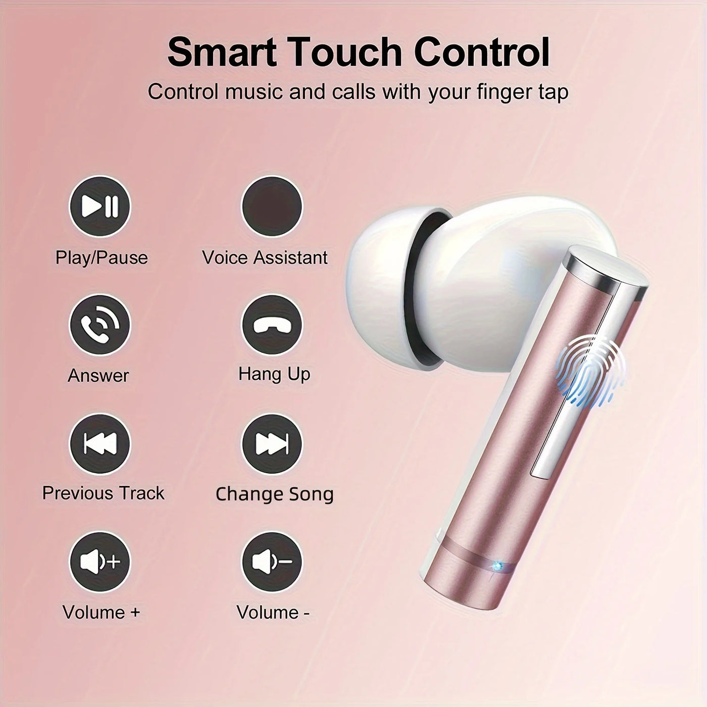 2024 Noise Cancelling Gaming In-Ear TWS Headphones Wireless Earbuds Low Latency Sports Gaming Headphones Earbuds and In-Ear Head
