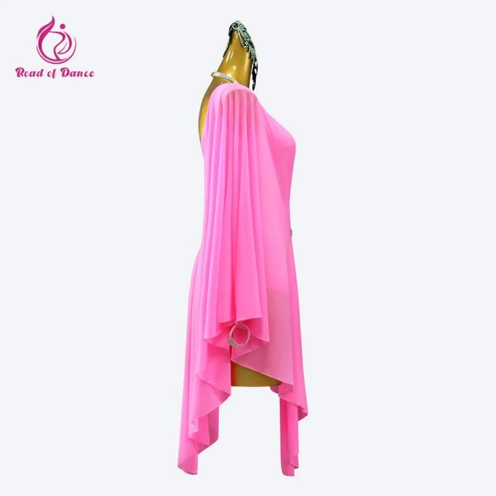 Pink Dress For Women Evening Latin Dance