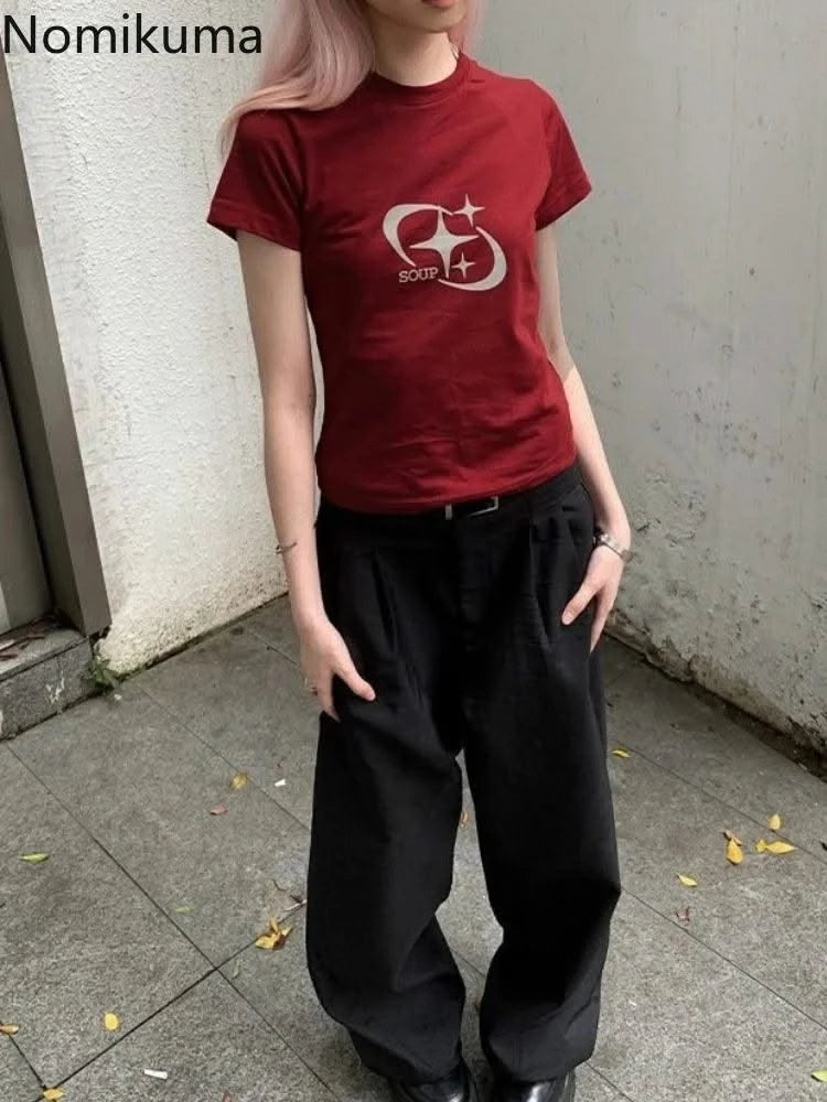 Women's Red Tops Vintage