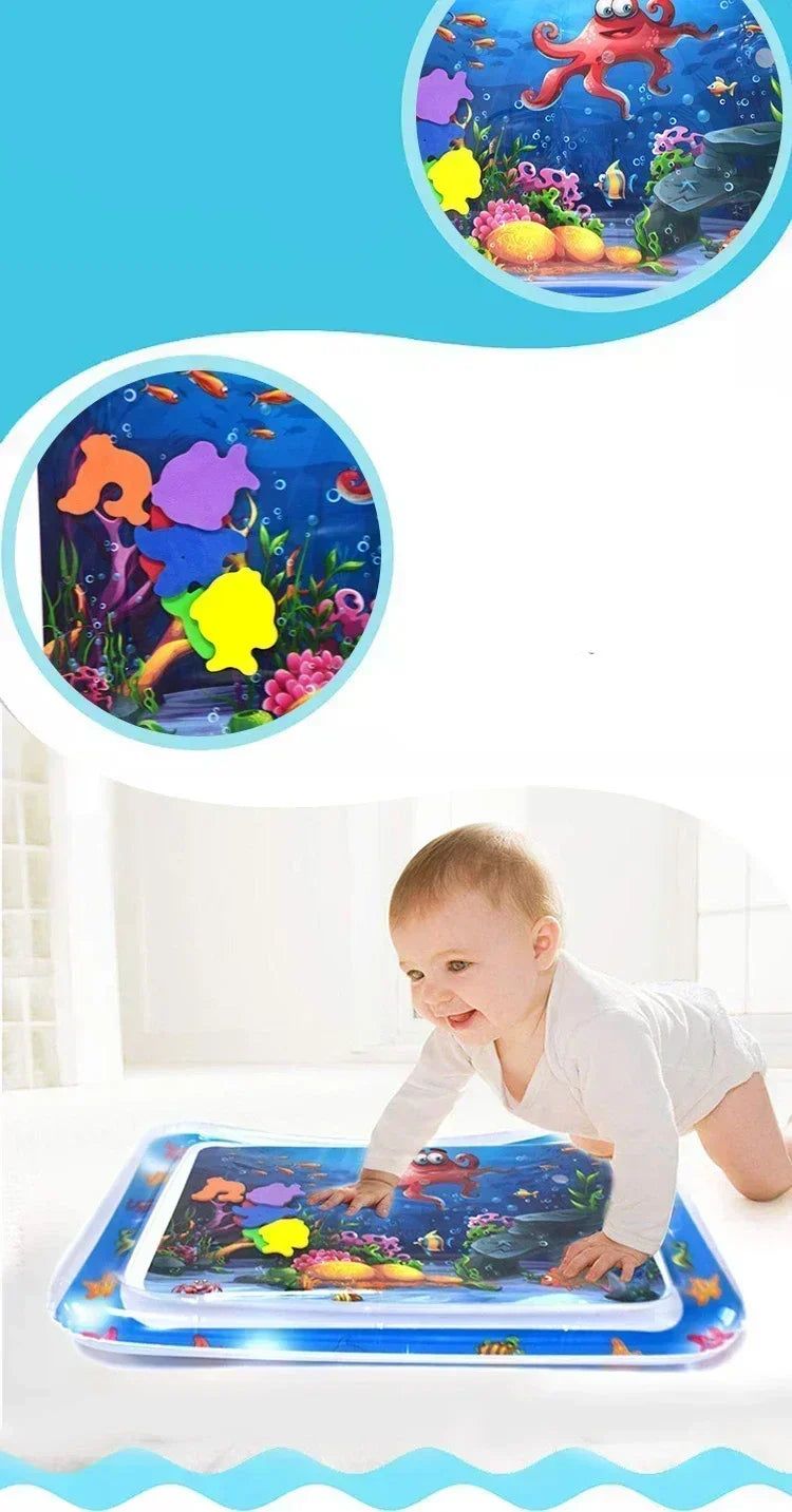 Baby Water Mat Inflatable Cushion Infant Toddler Water Play Mat for Children Early Education Developing Kid Toys Summer Play Mat