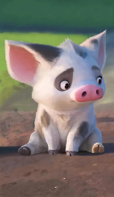 Movie Moana Pet Pig Plush Toys Pua Mini-musk Swine Plushie Soft Stuffed Doll Stuffed Plush Animals for Birthday Gift