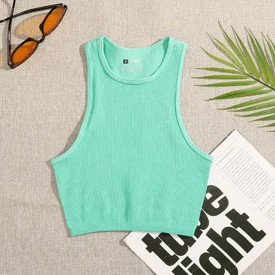 Women Solid Basic Tank Tops