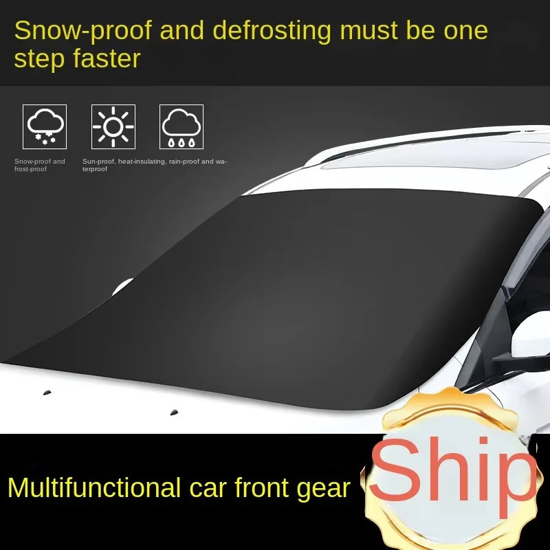 Car Snow Shield Front Windshield Cover Windshield Winter Windshiel Snow Protection Car Window Snow Shield Frost Antifreeze Cover