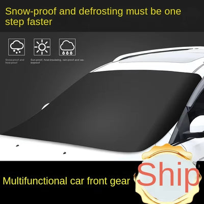 Car Snow Shield Front Windshield Cover Windshield Winter Windshiel Snow Protection Car Window Snow Shield Frost Antifreeze Cover