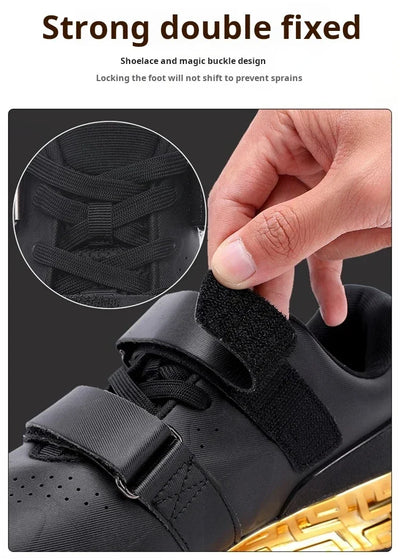 Athlete Athletic Shoes Indoor Comprehensive Training Shoes Weightlifting Shoes Stretch Hard Pull Deep Squat Shoes Breathable Men