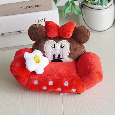 Labubu Doll Mini Sofa with Storage Bag Kawaii 17cm V1 V2 Labubu Transparent Crossbody Bag Cute Plush Doll Accessories Toy Gifts