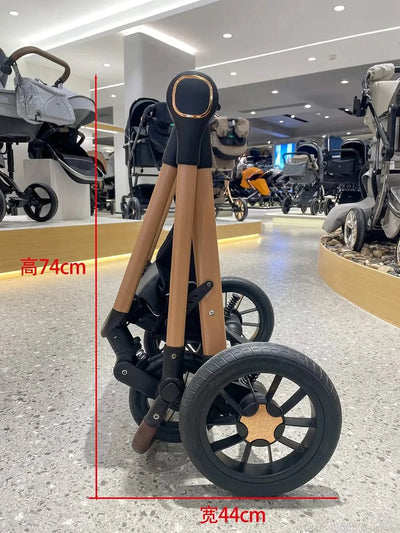 2in1Newborn baby stroller, high landscape baby stroller, multifunctional baby stroller, safe and convenient, can sit or lie down