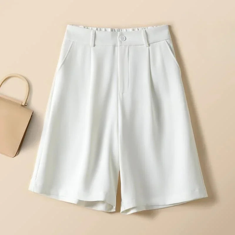 Short Pants Woman Wide Chiffon Shorts for Women Summer Women's Korean Style Designer Kpop Jorts Cheap Streetwear Flowy Comfy Hot
