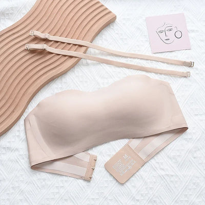 Women Strapless Bra Push Up