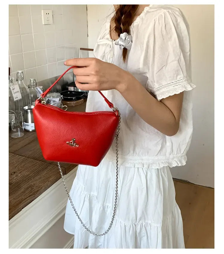 Designer Ladies Handbag Leather Tote Bag Women's Crossbody Shoulder Strap Elegant Classic Messenger Luxury Brand Fashion Item