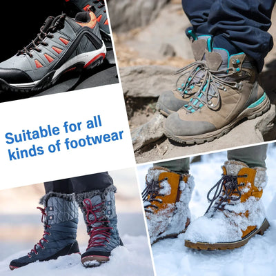 Outdoor Winter Hiking Climbing Snow Spikes Crampons Cleats Chain Claws Grips Boots Cover Ice Gripper Spike for Shoes Anti Slip
