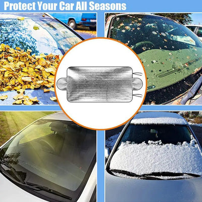 Car Accessories Car Windscreen Windshield Frost Cover Ice Snow Shield Front Protector Auto UV Protection Curtain Styling