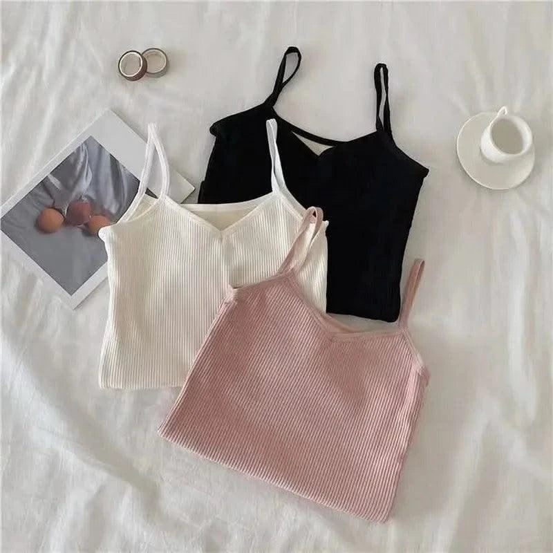 Thermal Underwear Tops Women Velvet Thickened Suspender Bottomed Shirt