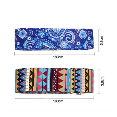 Multi-Colors Women Yoga Stretching Belt Fitness Men And Women Sports Accessories Resistance Hip Elastic Band