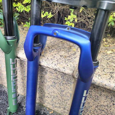 Double Shoulder  26X4.0 Snow Bike Front Fork  Steel  Beach Bicycle Fork    135mm Dropout  Fat Bike Suspension