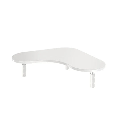 Eary Modern Corner Desk Design Metal Computer Desk Triangular Adjustable Height Office Laptop Stand Keyboard & Mouse Storager