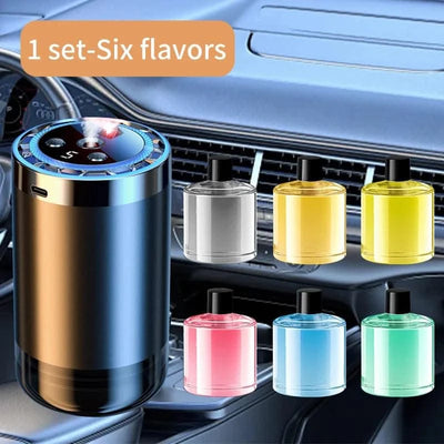 Car Air Humidifier Fragrance Diffuser Car Air Fresheners Perfume Essential Oil Diffuser Odor Eliminator Removing Humidifier