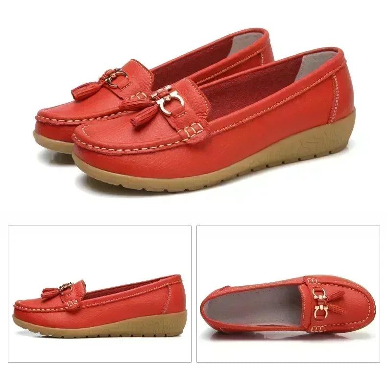 Women slip on loafers flat shoes moccasins casual sneakers