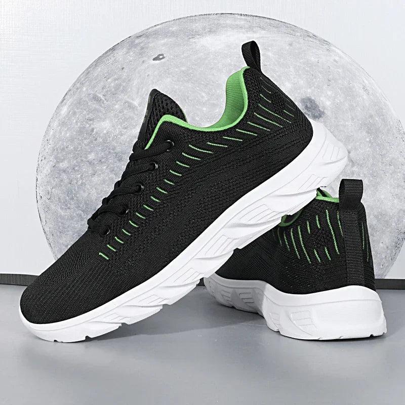 Breathable Men's Running Shoes Lightweight Men Sneakers Anti-slip Outdoor Male Walking Shoes Mesh Sports Footwear Lace Up Flats
