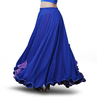 Belly Dance Skirt Undercover Practice Clothing for Women 2024 New Sexy Oriental Dance Half Body Beginner's Big Swing Skirt