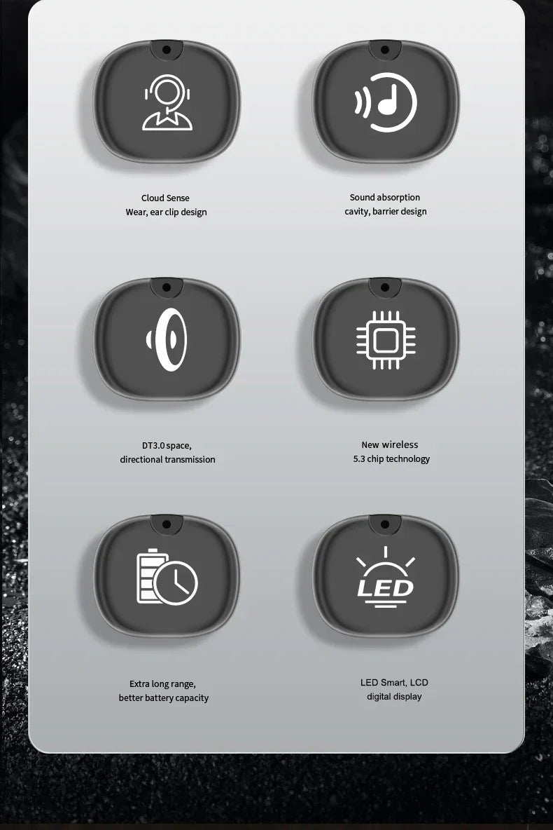 Wireless Earbuds, Bluetooth 5.3 Earbuds Stereo Bass, in-Ear Noise Cancelling Mic, Earphones IP7 Waterproof Sports, 40H Playback.