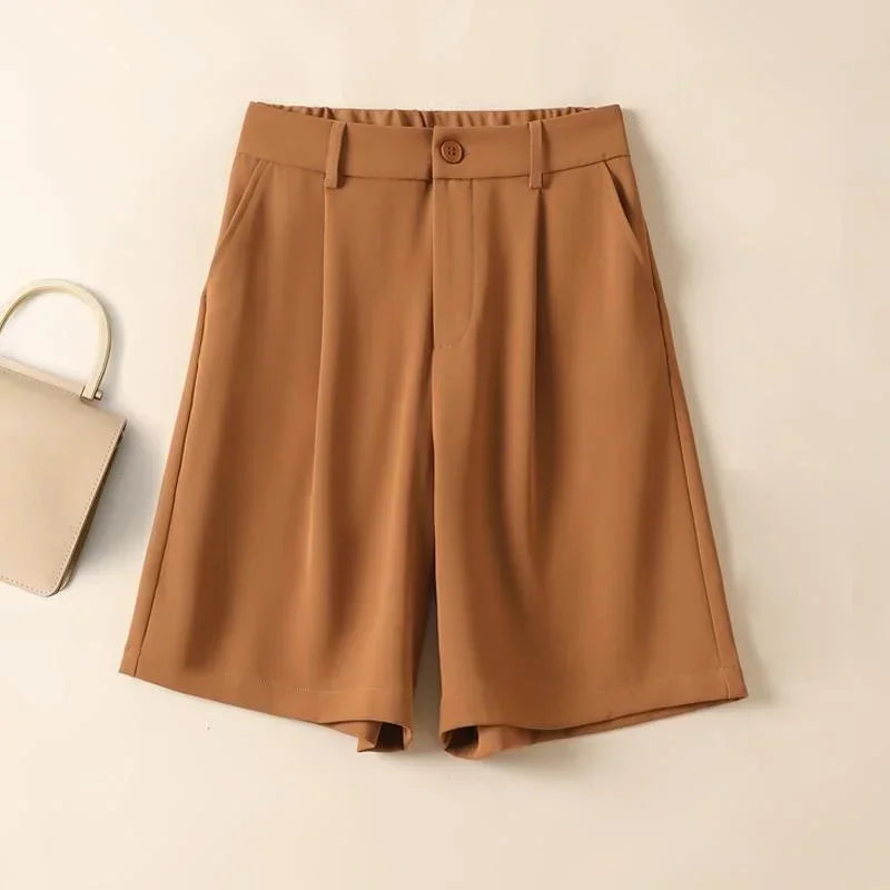 Short Pants Woman Wide Chiffon Shorts for Women Summer Women's Korean Style Designer Kpop Jorts Cheap Streetwear Flowy Comfy Hot