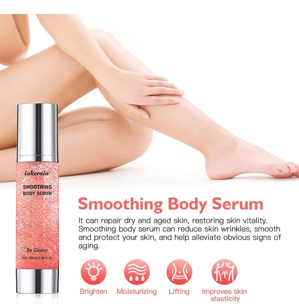 Smoothing Body Serum Face Serum Moisturizing brightning Vitamin E Hyaluronic Acid Facial Serum Shrink Pores BGlossy Body Serum