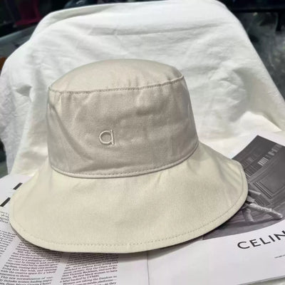 Women Fisherman Hats Sunscreen Hat Travel Beach Hat Solid Color Girls Outdoor Sun Cap